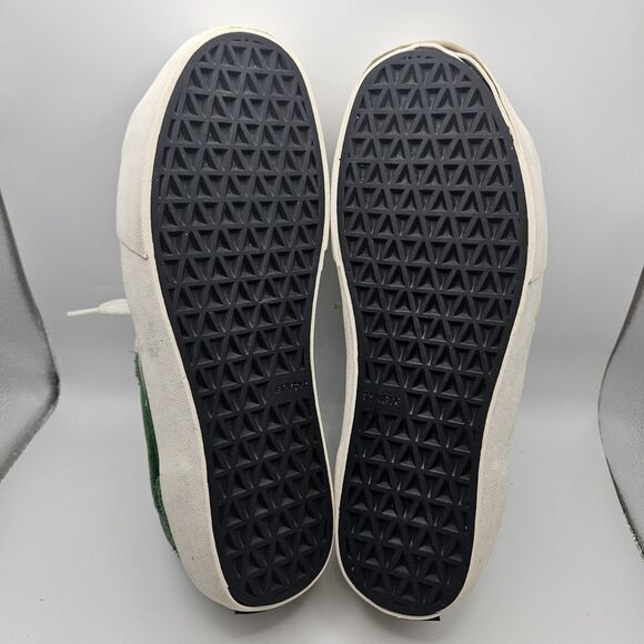 Straye Mens Logan Green White Suede Skater Grunge Punk Skateboard Shoe M9/W10.5 main image 5